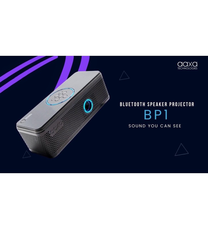 Aaxa Projectors BP1 Speaker Projector Bluetooth 5.0