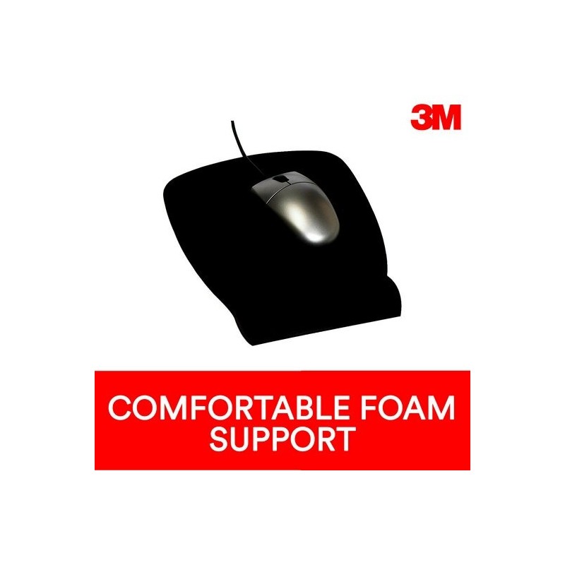 3m Mw209mb Mousepad And Wrist Rest Foam 3m Mw209mb Mousepad And Wrist Rest Foam