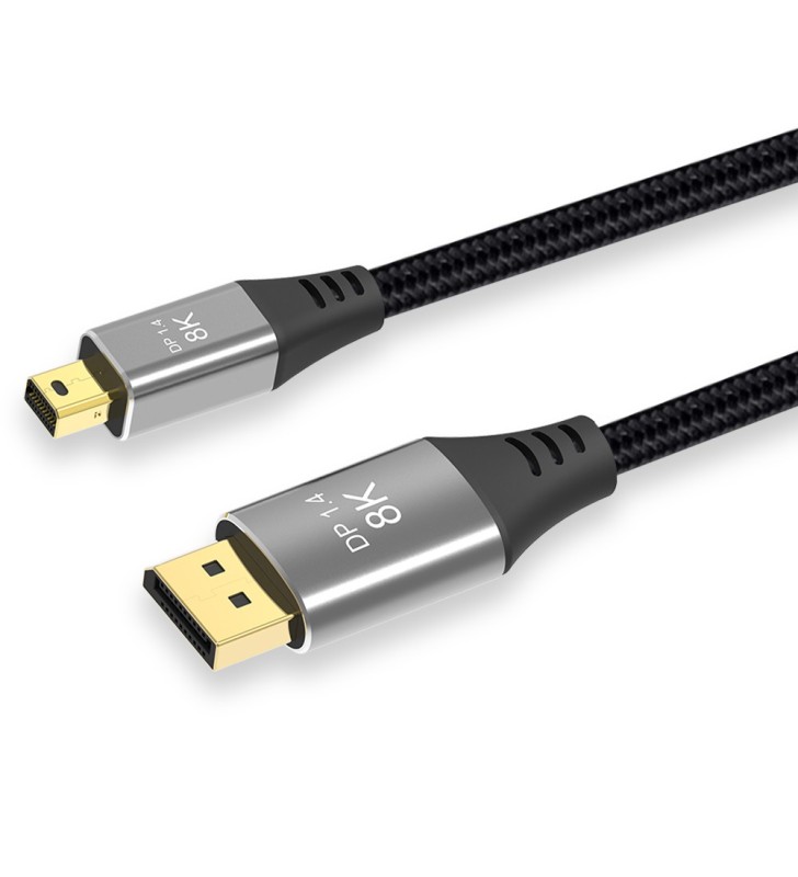 4XEM 2M 6FT MINI DISPLAYPORT TO DISPLAYPORT 8K