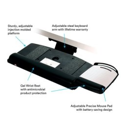 3m Akt80le	Keyboard Tray Adjustable Knob