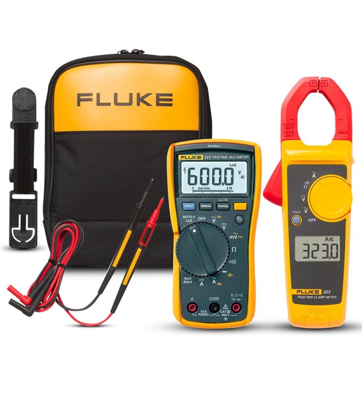 Fluke-117/323 Kit Multimeter And Clamp Meter