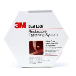 3m Mp3560	5yds Dual Lock Fastener Clear