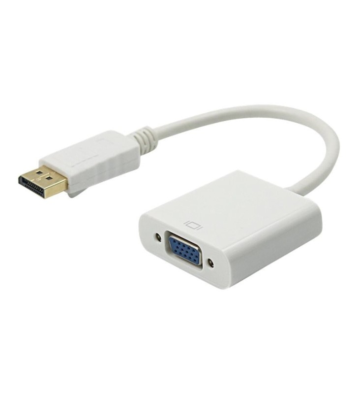 4XEM 10IN DISPLAYPORT MALE TO VGA FEMALE