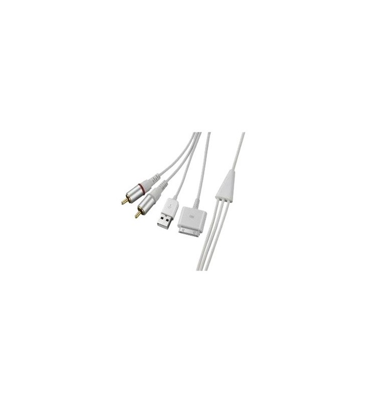 4XEM 30PIN TO RCA AUDIO VIDEO CABLE