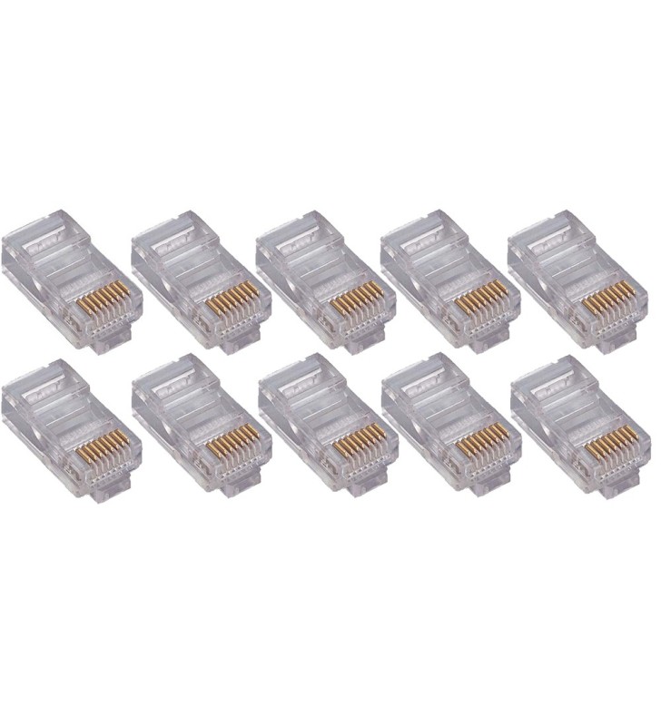 4XEM 100PK CAT5E RJ45 MODULAR PLUG