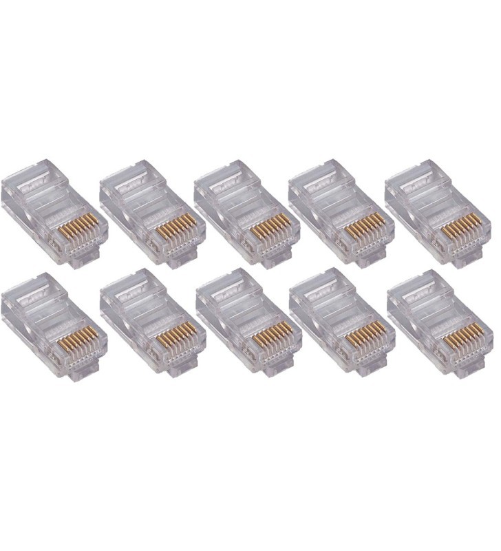 4XEM 100PK CAT6 RJ45 MODULAR PLUG