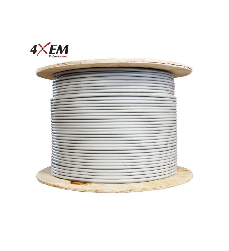 4XEM 1000FT ROLL OF CAT6A 500MHZ UTP