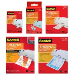 3m Tp3854-50	50pk Letter Thermal Pouches