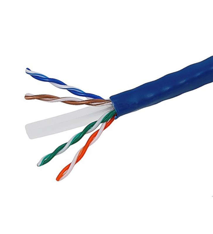 4XEM 1000FT CAT5E BULK CABLE BLUE