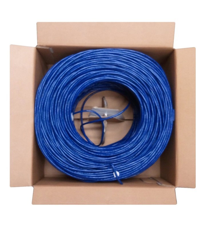 4XEM 1000FT CAT6 BLUE 24AWG NETWORK